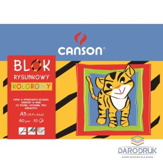 Canson Blok rysunkowy A3 mix 80g 10k Canson (75-201)