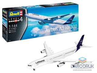 Cobi Model do sklejania Samolot Airbus A340-300 Lufthansa New Livery Cobi (REV-03803)