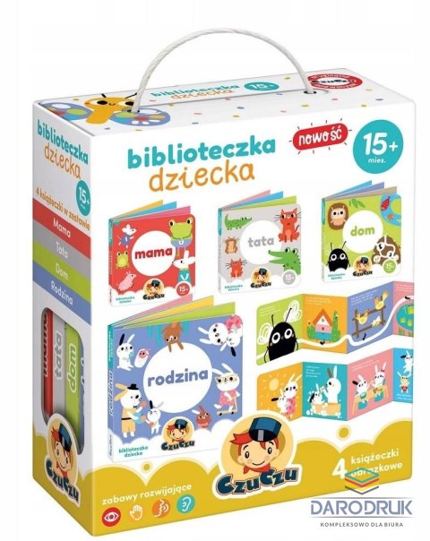 Czuczu Książeczka edukacyjna Biblioteczka dziecka 15mc+ Czuczu (762077)