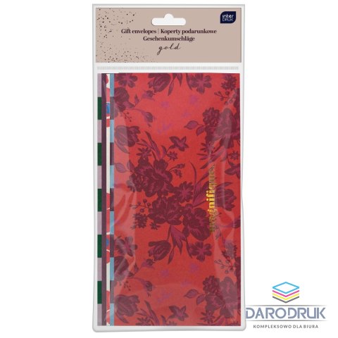 Interdruk Koperta specjalnego przeznaczenia GOLD DŁUGIE Z GUMKĄ [mm:] 220x110 Interdruk (5 SZT)
