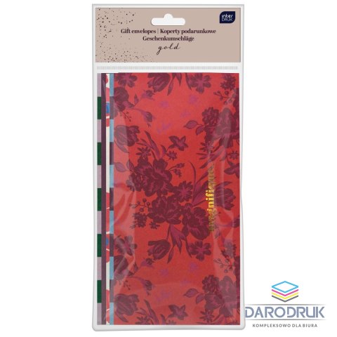 Interdruk Koperta specjalnego przeznaczenia GOLD DŁUGIE Z GUMKĄ [mm:] 220x110 Interdruk (5 SZT)