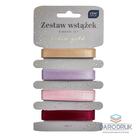 Interdruk Wstążka SATIN GOLD 5902277345486x2 [mm x m] mix Interdruk (4x2m)