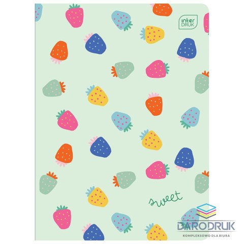 Interdruk Zeszyt A5 SWEET 32k. 70g krata Interdruk