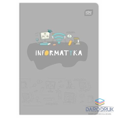 Interdruk Zeszyt tematyczny A5 60k. 70g krata Interdruk (ZE60#INFFSC)