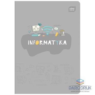 Interdruk Zeszyt tematyczny A5 60k. 70g krata Interdruk (ZE60#INFFSC)