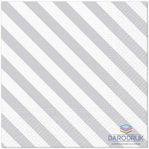 Paw Serwetki TaT Silver Lines mix bibuła [mm:] 330x330 Paw (TL126908)