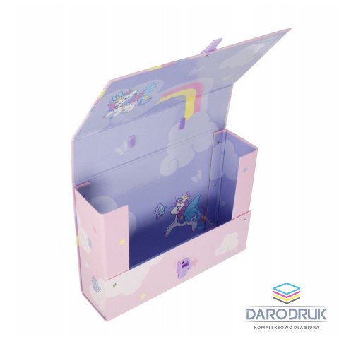 Starpak Teczka z szerokim grzbietem na klips Unicorn A4 mix Starpak (536857)