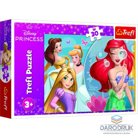 Trefl Puzzle Disney Princess Piękny dzień księżniczek 30 el. Trefl (18308)