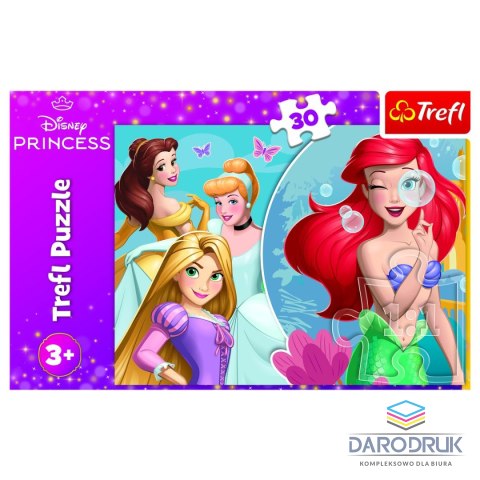 Trefl Puzzle Disney Princess Piękny dzień księżniczek 30 el. Trefl (18308)
