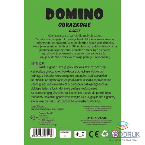 Abino Gra logiczna owoce Domino Abino