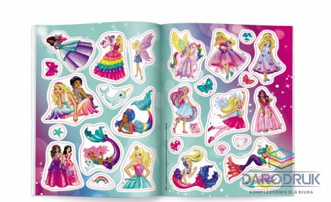 Ameet Książka dla dzieci Barbie™ Naklejam i Koloruję Ameet (Nak-1402)