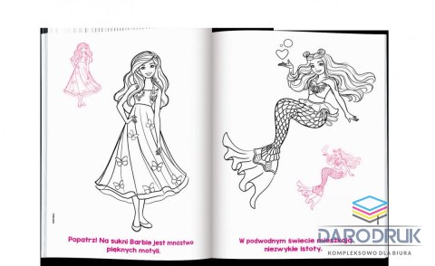 Ameet Książka dla dzieci Barbie™ Naklejam i Koloruję Ameet (Nak-1402)