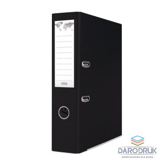 Basic Segregator dźwigniowy z szyną A4 75mm czarny Basic (21024221-05)
