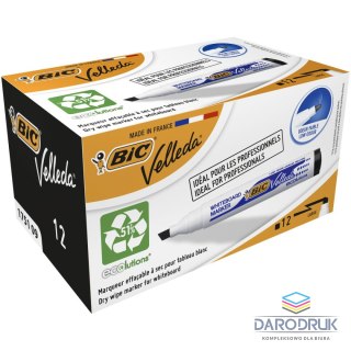 Bic Marker suchościeralny Velleda Ecolutions 1751 wkład czarny 3,7-5,5mm ścięta końcówka Bic (904946)