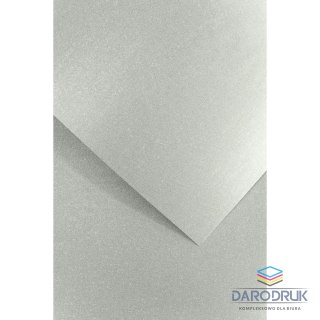 Galeria Papieru Papier ozdobny (wizytówkowy) A4 millenium srebrny 180g Galeria Papieru (200771)