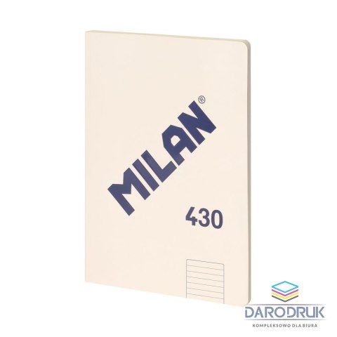 Milan Zeszyt A4 1918 beżowy 48k. 95g linia Milan (57242G48BG)