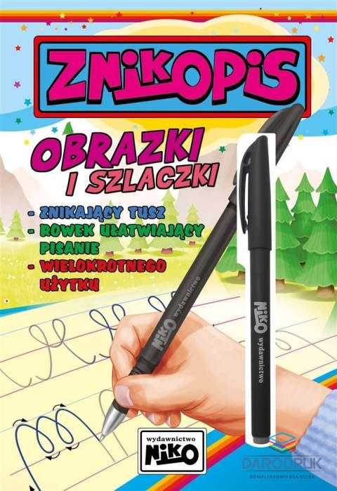 Niko Książeczka edukacyjna Znikopis. Obrazki i szlaczki Niko