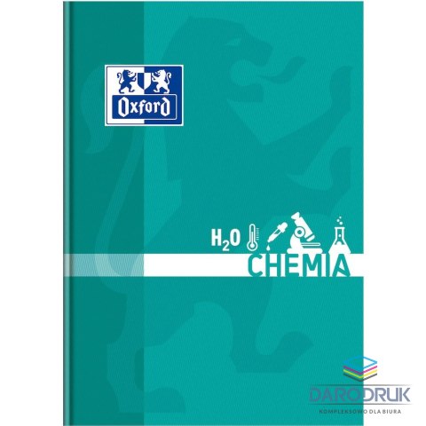 Oxford Brulion A5 chemia tematyczny 80k. 90g krata Oxford (400128285)