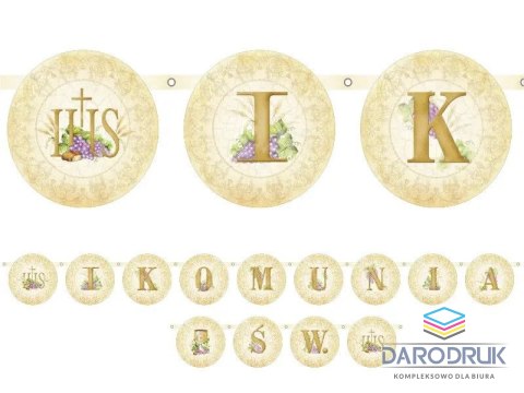 Partydeco Baner Pierwsza komunia święta Partydeco (GRL3)