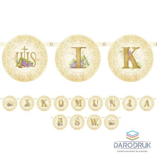 Partydeco Baner Pierwsza komunia święta Partydeco (GRL3)