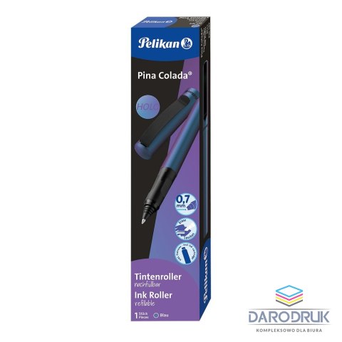Pelikan Pióro kulkowe Pina Colada holo niebieskie wkład niebieskie Pelikan (300010125)