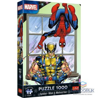 Trefl Puzzle Xmass Spider-Man & Wolverine: Święta 1000 el. Trefl (12088)