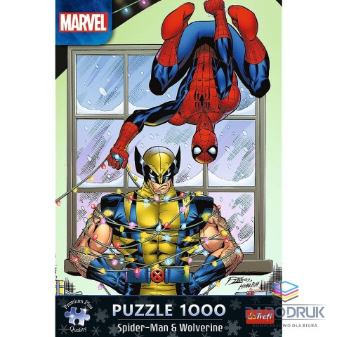 Trefl Puzzle Xmass Spider-Man & Wolverine: Święta 1000 el. Trefl (12088)