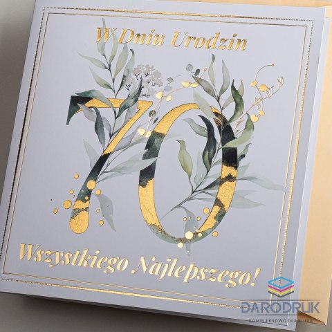 Art Nuvo Kartka składana C6 urodzinowy Art Nuvo (5902973359565)