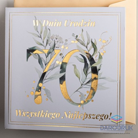 Art Nuvo Kartka składana C6 urodzinowy Art Nuvo (5902973359565)