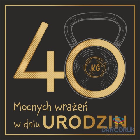 Art Nuvo Kartka składana C6 urodzinowy Art Nuvo (5902973359565)