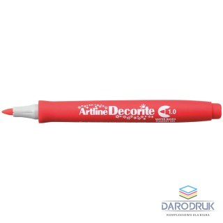 Artline Marker permanentny decorite wkład czerwony 1,0mm pędzelek końcówka Artline (AR-033 2 2)