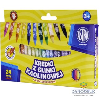 Astra Kredki świecowe Z GLINKI KAOLINOWEJ 24 kol. Astra (316121006)