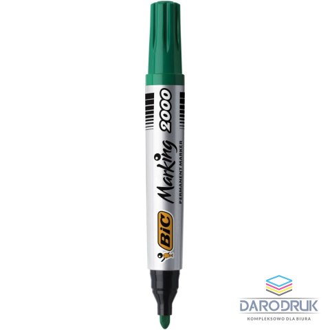 Bic Marker permanentny Marking 2000 wkład zielony 1,5mm okrągła końcówka Bic (8209123)