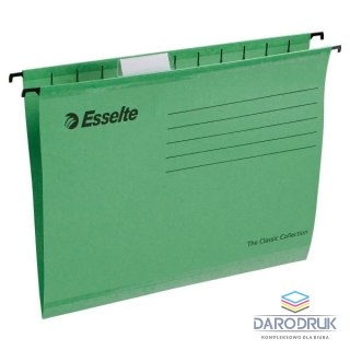 Esselte Teczka zawieszkowa A4 standardowe zielony karton 210g Esselte (90318)