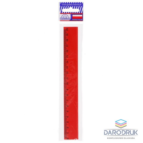 Grales Linijka plastik kolorowa 20cm Grales (L20)