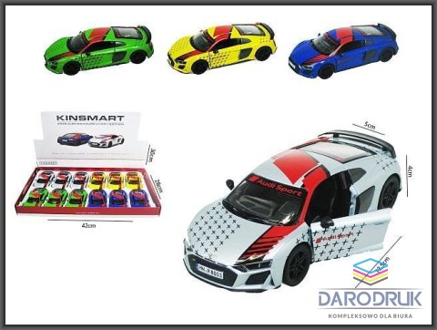 Hipo Samochód Audi R8 Coupe Livery 2020 1:36 13cm Kinsmart HXKT Hipo (520361)