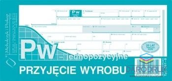 Michalczyk i Prokop Druk samokopiujący 1/3 A4 przyjęcie wyrobu jednopozycyjne 80k. Michalczyk i Prokop (381-8)