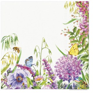 Paw Serwetki Tete Wildflowers Frame mix bibuła [mm:] 330x330 Paw (TL120200)
