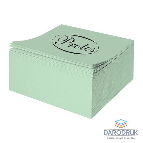 Protos Kostka papierowa Origami seledynowy [mm:] 84x84x 30 Protos