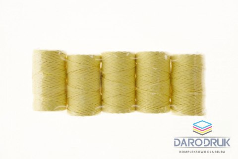 Tierra Sznurek ozdobny, pastel żółty 50m Tierra