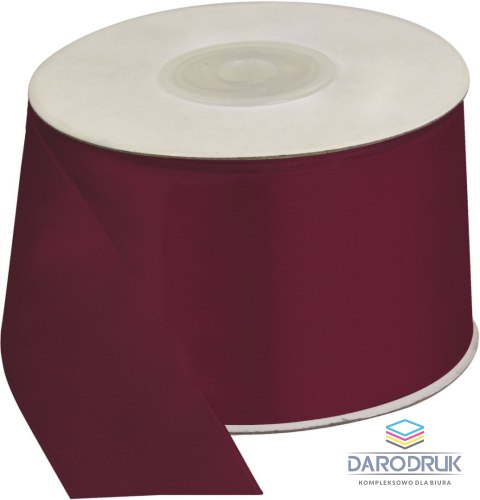 Titanum Wstążka Craft-Fun Series satynowa 50x25 [mm x m] bordowy Titanum (TS50-082)