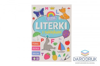 Zielona Sowa Książeczka edukacyjna Kolorowa Akademia. Literki z naklejkami Zielona Sowa