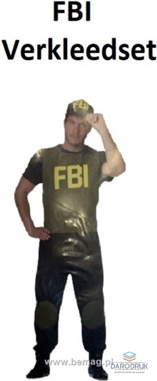 Bemag Kostium dla dorosłych, FBI rozmiar L Bemag