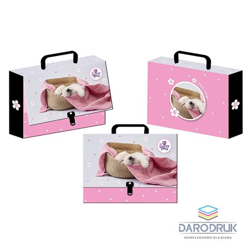 Beniamin Teczka kartonowa na klips The Sweet Pets pies A4+ mix Beniamin (5986)