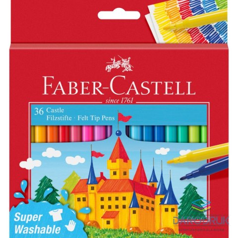Faber Castell Flamaster zamek 36 kol. Faber Castell (554203)