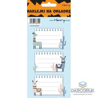 Henry Naklejka na zeszyt lama Henry (5907465666404)