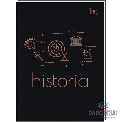 Interdruk Brulion A5 HISTORIA 80k. 70g krata Interdruk