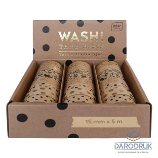 Interdruk Taśma ozdobna taśma samoprzylepna GLAM 15x5 [mm x m] mix Interdruk (5902277303820)