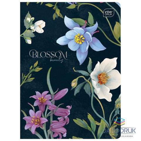 Interdruk Zeszyt A5 HYBRID fLORI 60k. 70g krata Interdruk
