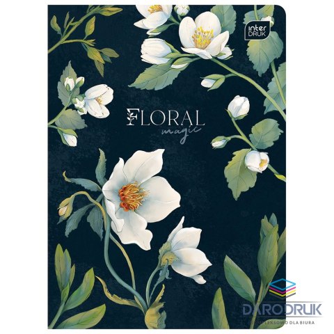 Interdruk Zeszyt A5 HYBRID fLORI 60k. 70g krata Interdruk